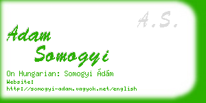 adam somogyi business card